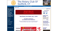 Desktop Screenshot of guilfordctrotary.com