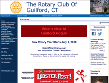 Tablet Screenshot of guilfordctrotary.com